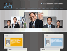 Tablet Screenshot of bateswhite.com
